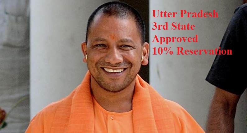 UP becomes the third state to approved 10% reservation for general category poor people