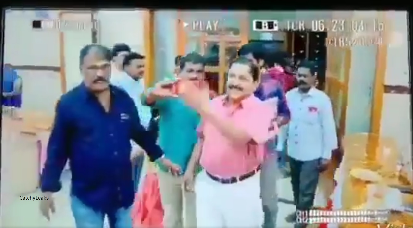 Again Actor Sivakumar hits the cellphone of the youth trying to take a selfi