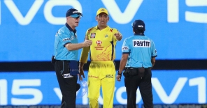 MS Dhoni fined 50 percent of match fees for arguing with umpires