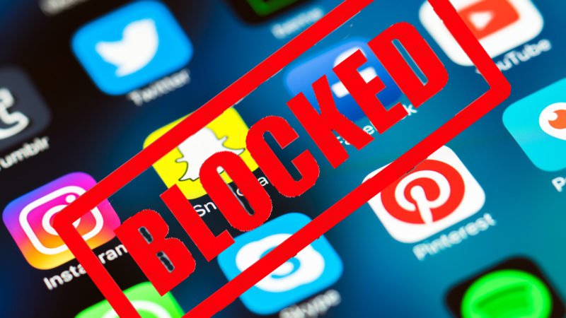 Temporary block of Social Media