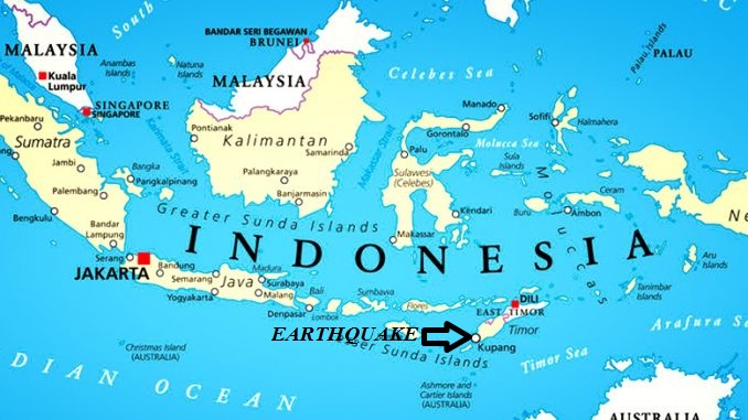 Earthquake in Eastern Indonesia